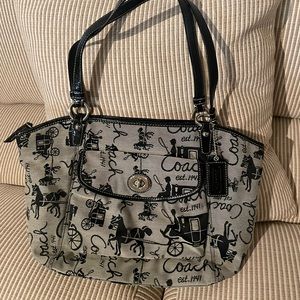 Coach Horse & Carriage Leah Tote
